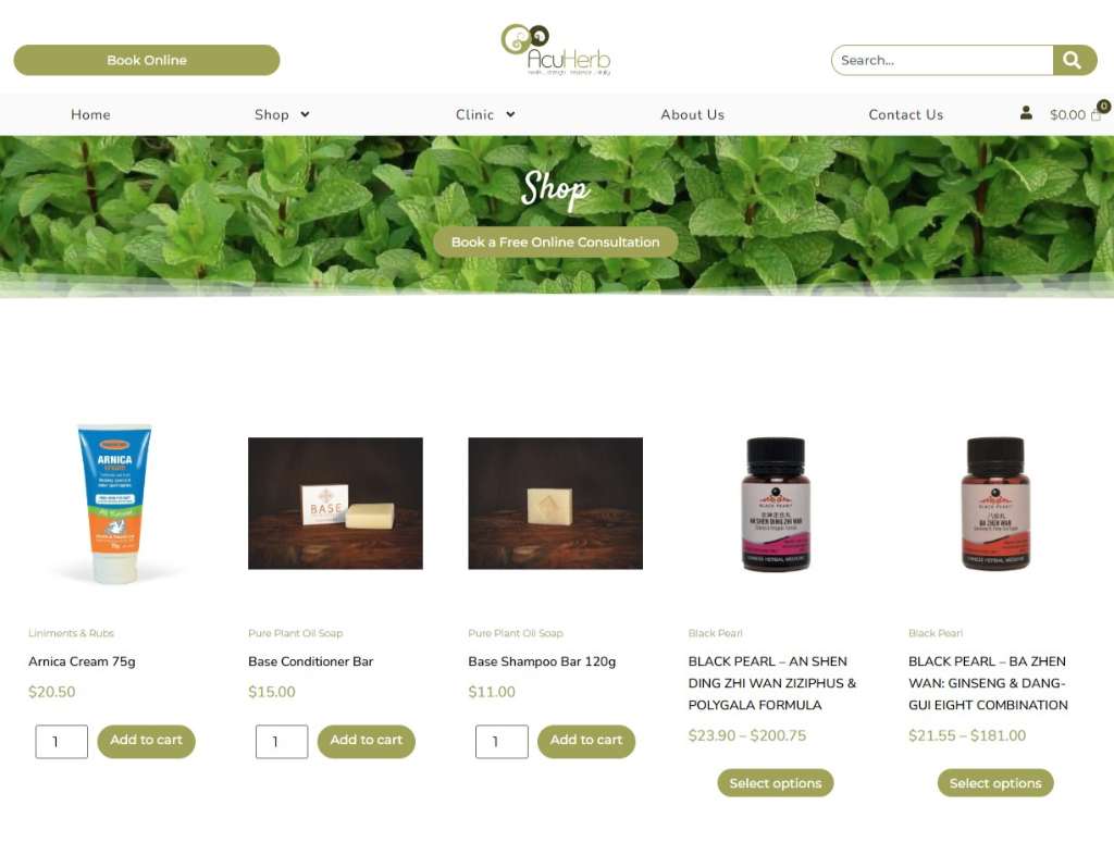 AcuHerb products