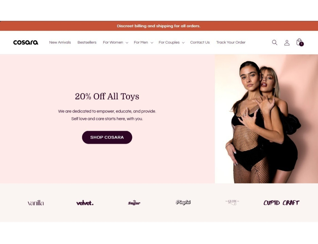 Cosara homepage