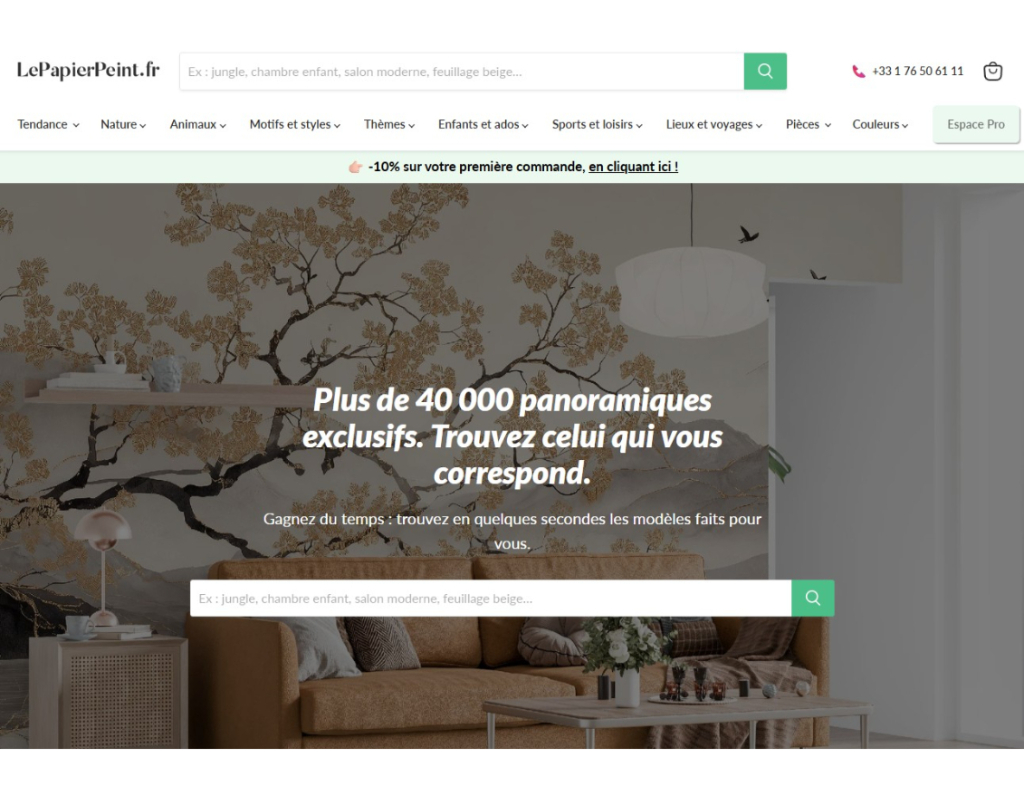 Le Papier Peint product page