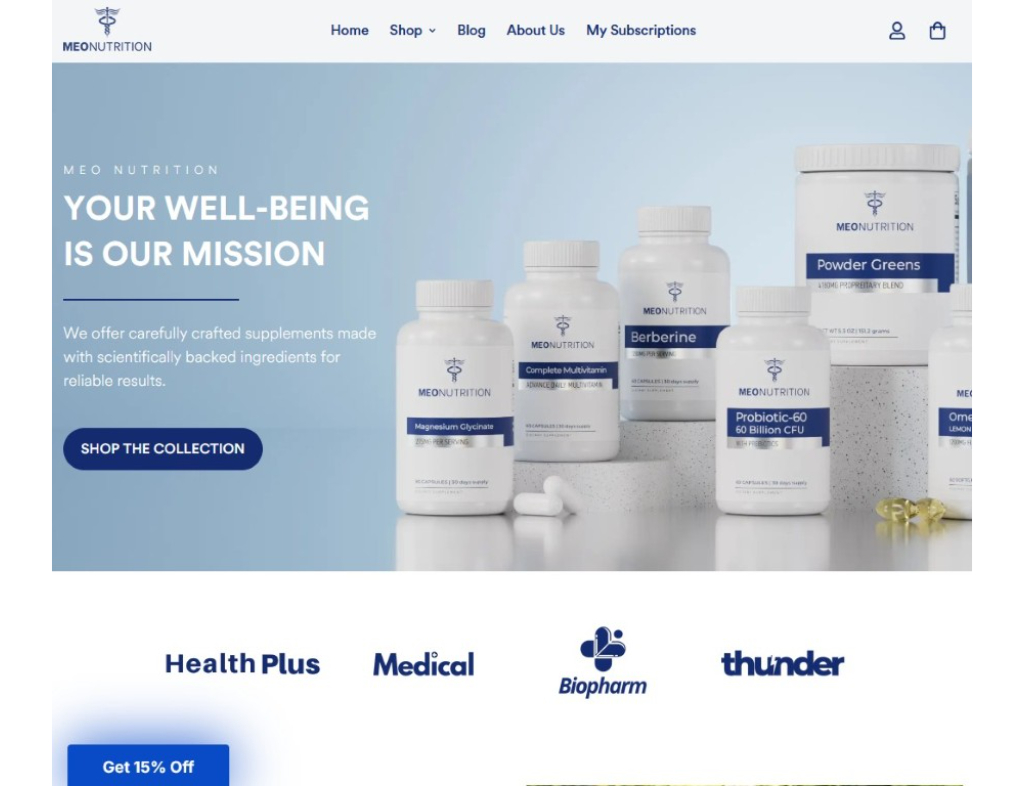 Meo Nutrition listing