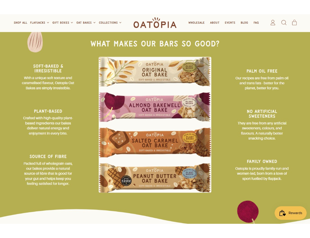 Oatopia navigation